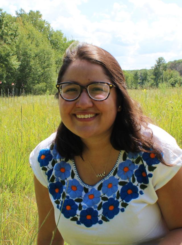 photo of Cristy in a field